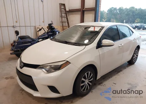 2014 Toyota Corolla Le Eco z USA, uszkodzony, nr VIN 5YFBPRHEXEP004921